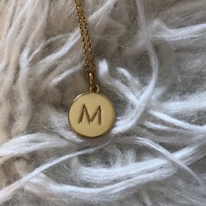 Kate Spade initial necklace “M”